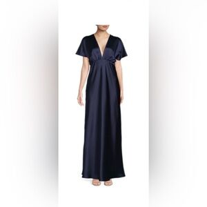 Saks Navy Blue Dress